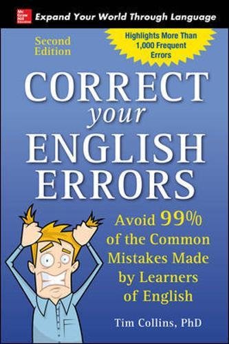 Book Cover Correct Your English Errors, Second Edition