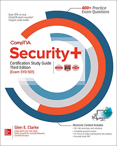Book Cover CompTIA Security+ Certification Study Guide, Third Edition (Exam SY0-501) (Mike Meyers' Certification Passport)