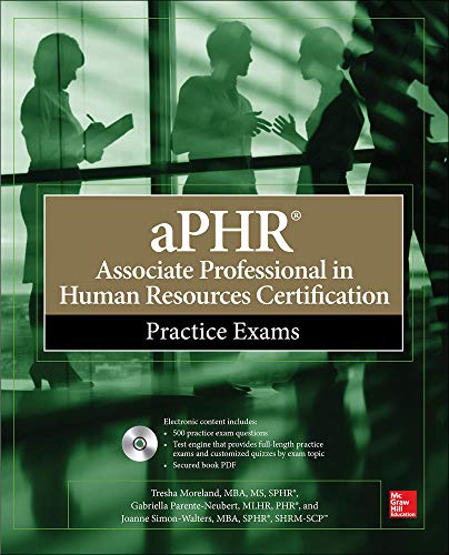 Book Cover aPHR Associate Professional in Human Resources Certification Practice Exams