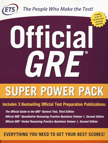 Book Cover Official GRE Super Power Pack, Second Edition