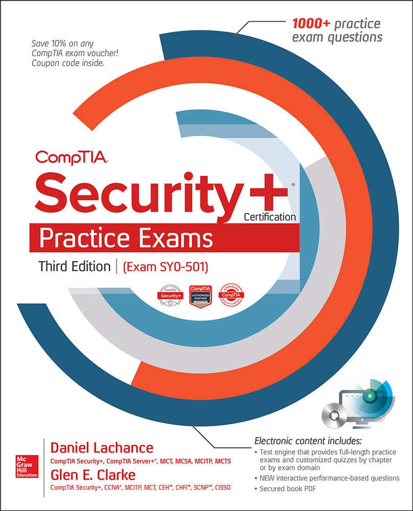 Book Cover CompTIA Security+ Certification Practice Exams, Third Edition (Exam SY0-501)