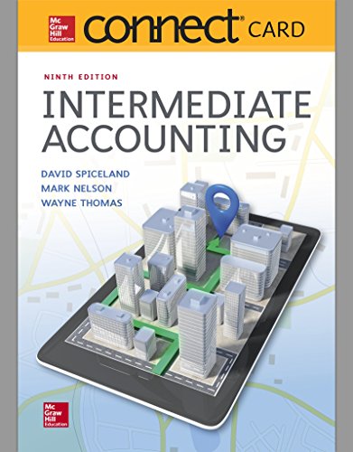Book Cover Connect Access Card for Intermediate Accounting