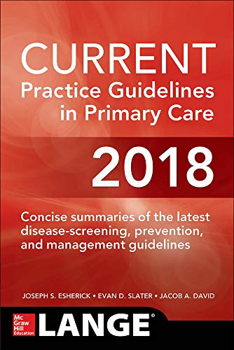 Book Cover CURRENT Practice Guidelines in Primary Care 2018