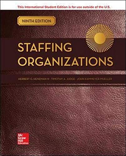 Book Cover Staffing Organizations