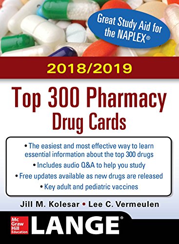 Book Cover McGraw-Hill's 2018/2019 Top 300 Pharmacy Drug Cards