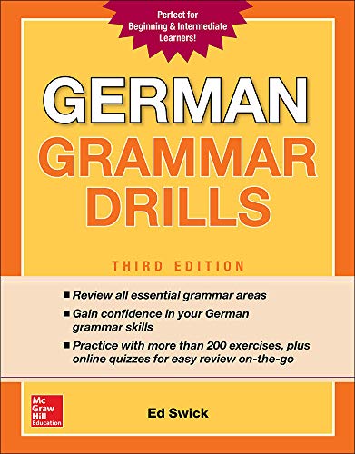 Book Cover German Grammar Drills, Third Edition
