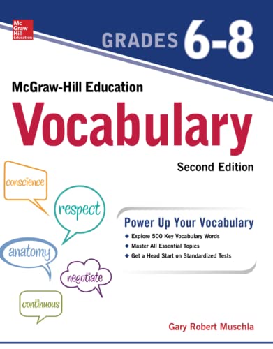 Book Cover McGraw-Hill Education Vocabulary Grades 6-8, Second Edition