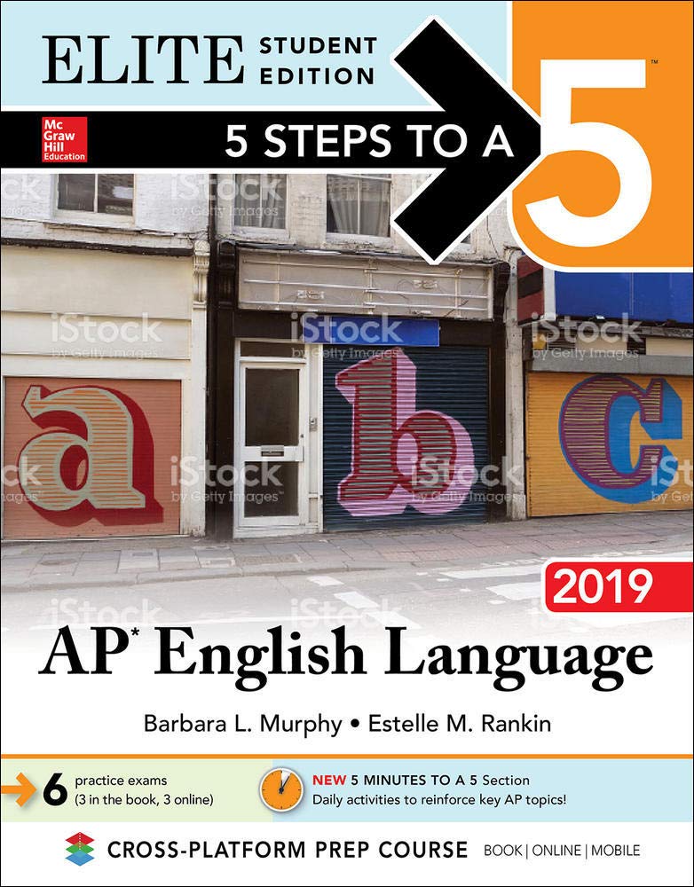 Book Cover 5 Steps to a 5: AP English Language 2019 Elite Student edition