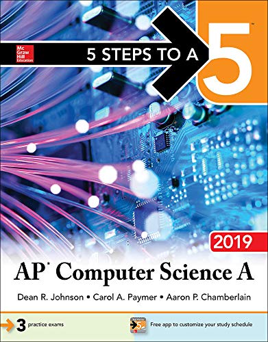 Book Cover 5 Steps to a 5: AP Computer Science A 2019