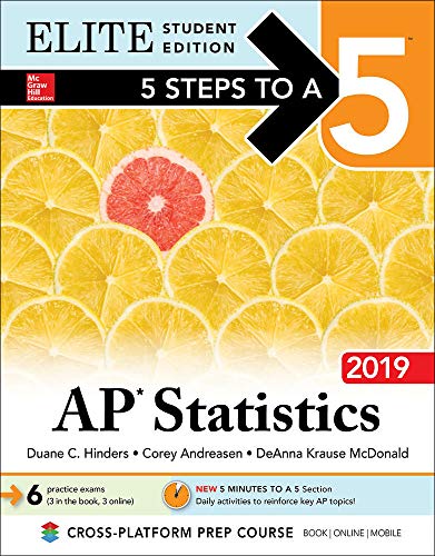 Book Cover 5 Steps to a 5: AP Statistics 2019 Elite Student Edition