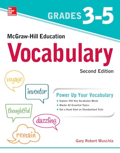 Book Cover McGraw-Hill Education Vocabulary Grades 3-5, Second Edition
