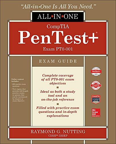 Book Cover CompTIA PenTest+ Certification All-in-One Exam Guide (Exam PT0-001)