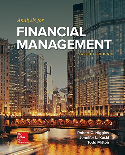 Book Cover Loose-Leaf for Analysis for Financial Management (The Mcgraw-hill Education Series in Finance, Insurance, and Real Estate)