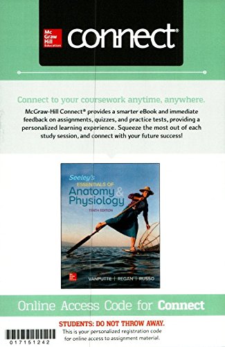 Book Cover Connect APR and PHILS Access Card for Seeley's Essentials of Anatomy and Physiology