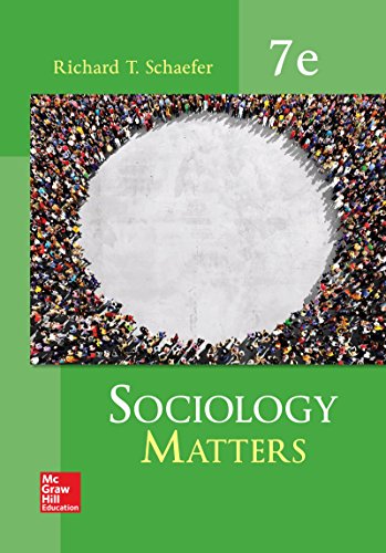 Book Cover Looseleaf for Sociology Matters