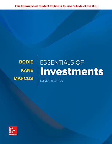Book Cover ISE Essentials of Investments