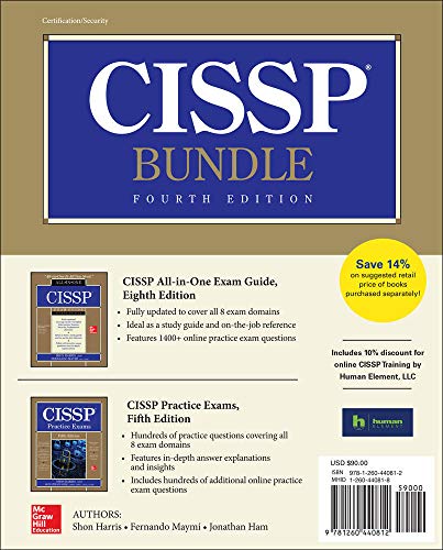 Book Cover CISSP Bundle, Fourth Edition