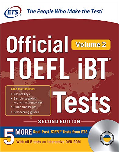 Book Cover Official TOEFL iBT Tests Volume 2, Second Edition