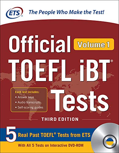 Book Cover Official TOEFL iBT Tests Volume 1, Third Edition