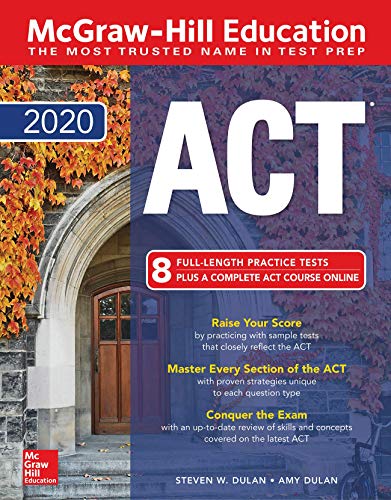 Book Cover McGraw-Hill Education ACT 2020 edition
