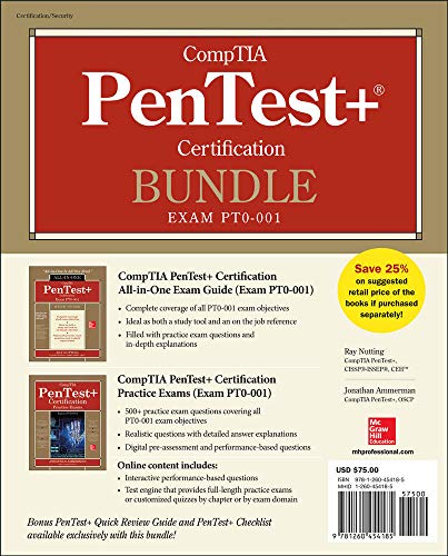 Book Cover CompTIA PenTest+ Certification Bundle (Exam PT0-001)