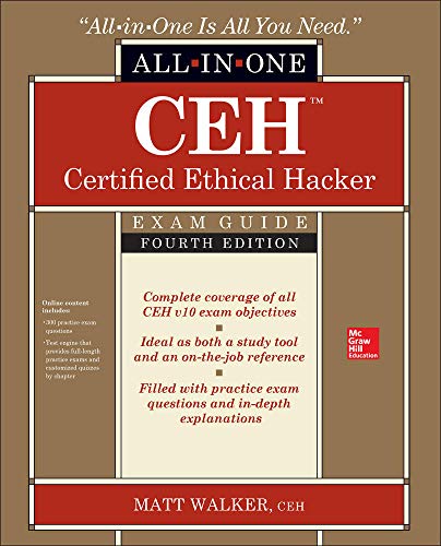 Book Cover CEH Certified Ethical Hacker All-in-One Exam Guide, Fourth Edition