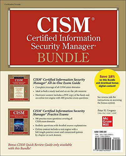 Book Cover CISM Certified Information Security Manager Bundle
