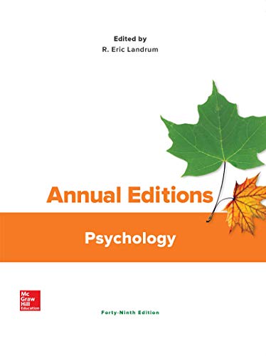 Book Cover Annual Editions: Psychology