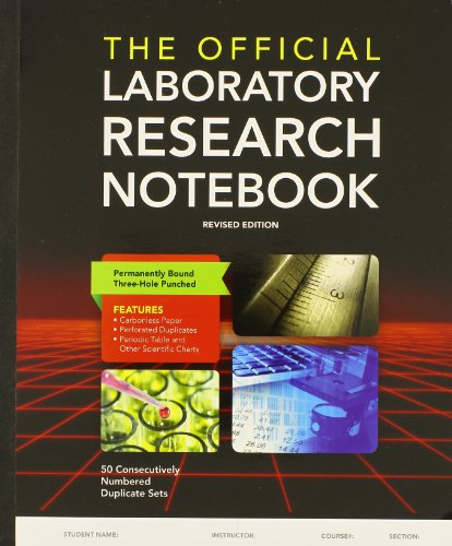 Book Cover The Official Laboratory Research Notebook (50 duplicate sets)
