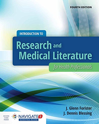 Book Cover Introduction to Research and Medical Literature for Health Professionals