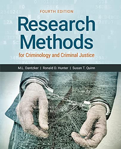 Book Cover Research Methods for Criminology and Criminal Justice