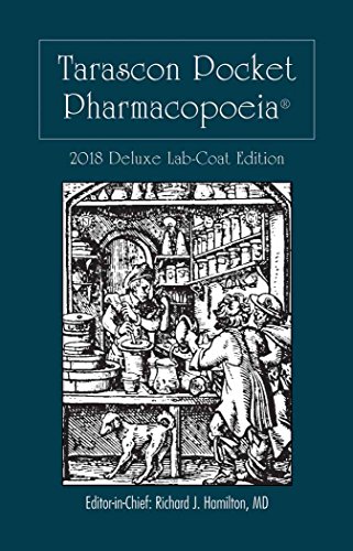 Book Cover Tarascon Pocket Pharmacopoeia 2018 Deluxe Lab-Coat Edition