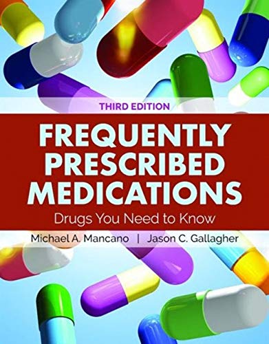 Book Cover Frequently Prescribed Medications: Drugs You Need to Know
