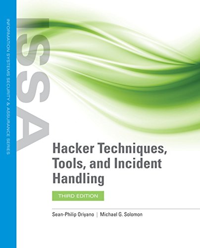Book Cover Hacker Techniques, Tools, And Incident Handling