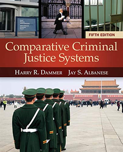 Book Cover Comparative Criminal Justice Systems