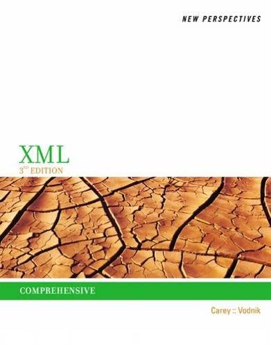 Book Cover New Perspectives on XML, Comprehensive