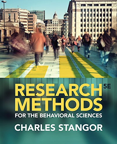 Book Cover Research Methods for the Behavioral Sciences