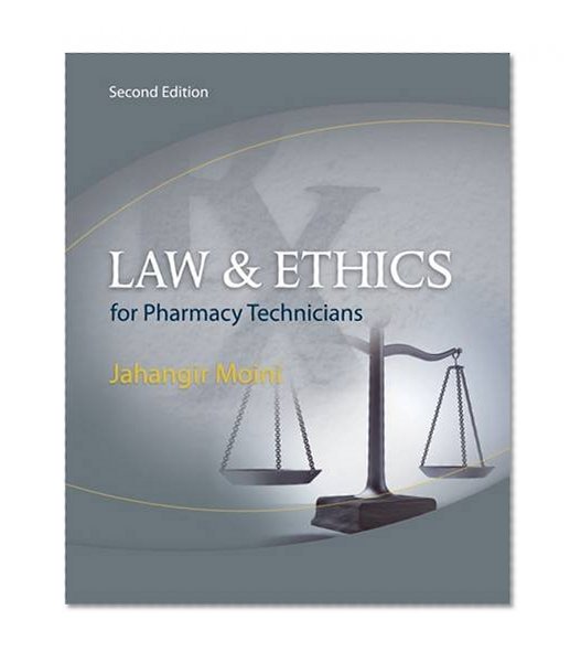 Book Cover Law and Ethics for Pharmacy Technicians