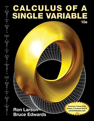 Book Cover Student Solutions Manual for Larson/Edwards' Calculus of a Single Variable, 10th Edition
