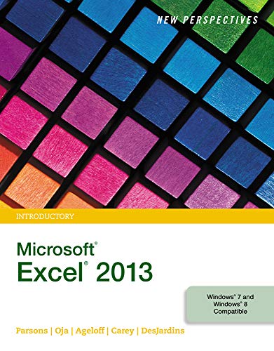 Book Cover New Perspectives on Microsoft Excel 2013, Introductory - Standalone book