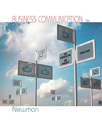 Book Cover Business Communication: In Person, In Print, Online
