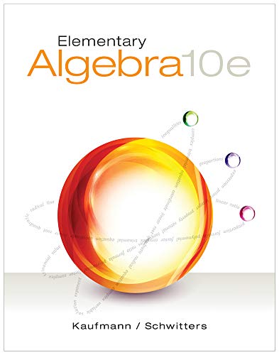 Book Cover Elementary Algebra