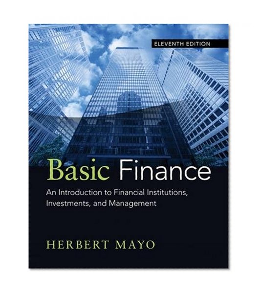 Book Cover Basic Finance: An Introduction to Financial Institutions, Investments, and Management