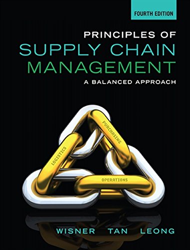 Book Cover Principles of Supply Chain Management: A Balanced Approach