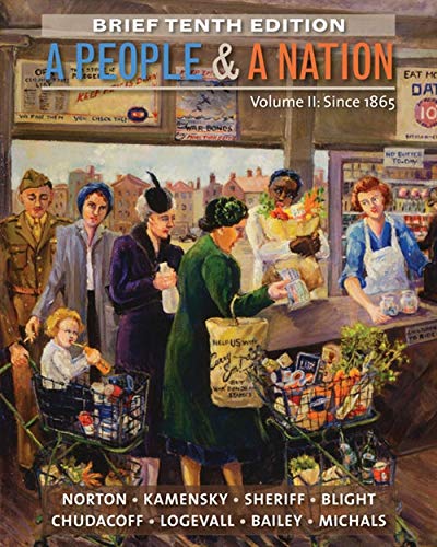 Book Cover A People and a Nation, Volume II: Since 1865, Brief Edition