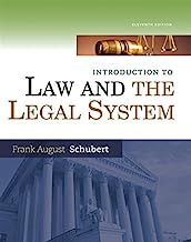 Book Cover Introduction to Law and the Legal System