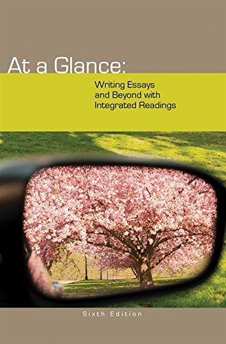 Book Cover At a Glance: Writing Essays and Beyond with Integrated Readings