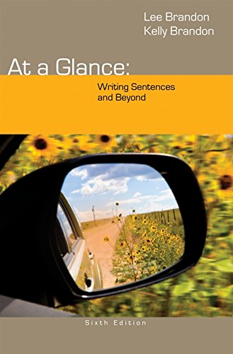 Book Cover At a Glance: Writing Sentences and Beyond