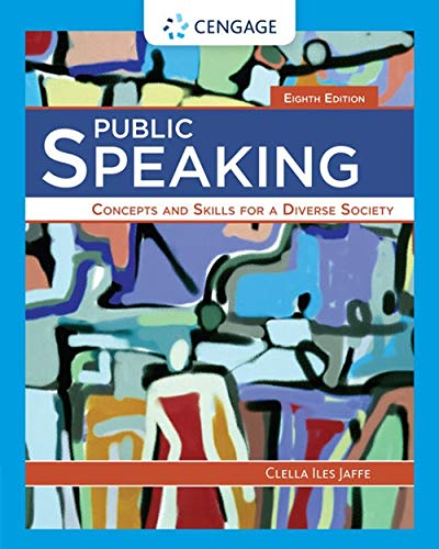 Book Cover Public Speaking: Concepts and Skills for a Diverse Society