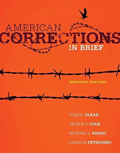 Book Cover American Corrections in Brief